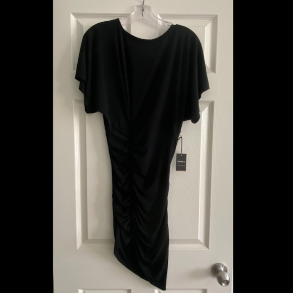 Side ruched dress